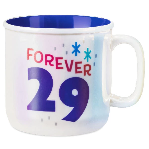 Hallmark Forever 29 Mug, 16 Oz. 1 Hallmark Forever 29 Mug, 16 Oz.