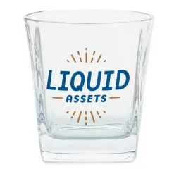 Hallmark Liquid Assets Lowball Glass, 15 Oz.