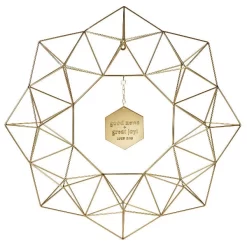 Hallmark DaySpring Candace Cameron Bure Geometric Metal Wreath