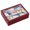 Hallmark Thomas Kinkade Assorted Blank Christmas Note Cards, Box Of 24