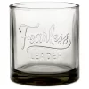 Hallmark Fearless Leader Smokey Gray Lowball Glass, 10 Oz.