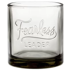 Hallmark Fearless Leader Smokey Gray Lowball Glass, 10 Oz.