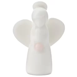 Hallmark Rose Quartz Angel Of Love Mini Angel Figurine, 2"