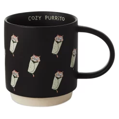 Hallmark Cat Burrito Funny Mug, 16 Oz