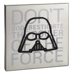 Hallmark Star Wars™ Darth Vader™ Power Of The Force Wood Quote Sign