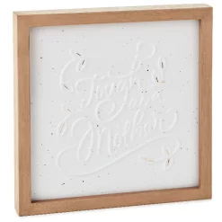 Hallmark Tough As A Mother Wood And Ceramic Embossed Quote Sign