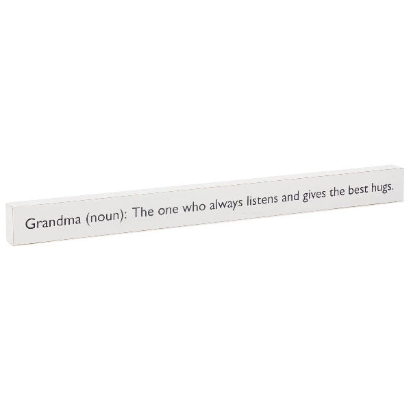 Hallmark Grandma Definition Wood Quote Sign, 23.5x2 1 Hallmark Grandma Definition Wood Quote Sign, 23.5x2