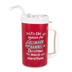 Hallmark Channel Movie Marathon Water Jug With Straw, 32 Oz.