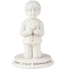 Hallmark First Holy Communion Porcelain Boy Figurine