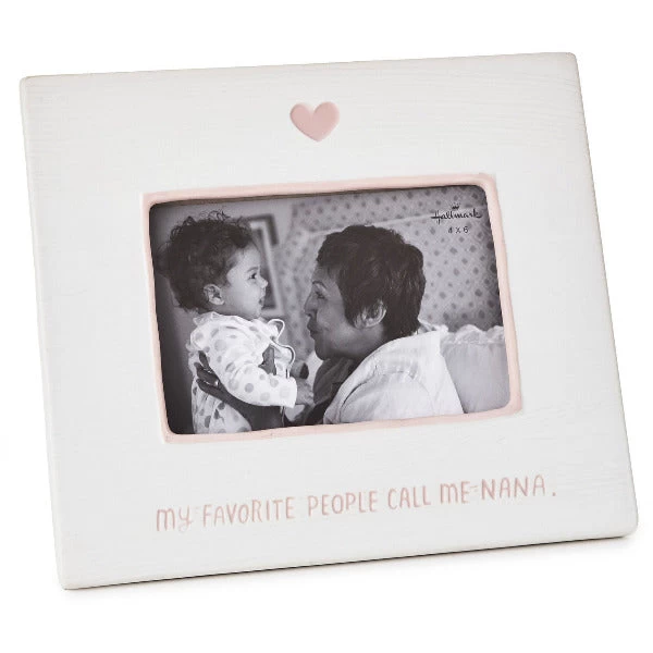 Hallmark My Favorite People Call Me Nana Ceramic Picture Frame, 4x6 1 Hallmark My Favorite People Call Me Nana Ceramic Picture Frame, 4x6