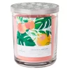 Hallmark Tropical Escape Mandarin Orange Grapefruit Scented 3-Wick Jar Soy Candle, 16 Oz.