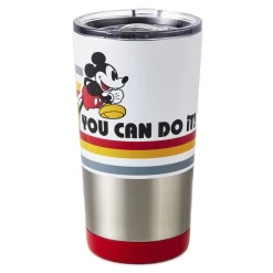 Hallmark Disney Mickey Mouse You Can Do It Stainless Steel Travel Mug, 15 Oz.