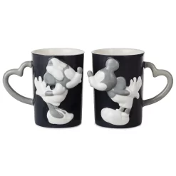 Hallmark Disney Mickey And Minnie Kissyface Mugs, Set Of 2
