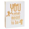 Hallmark Disney Mickey And Minnie Meant To Be Quote Sign