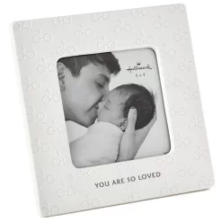 Hallmark Harry Potter™ Eye Glasses You Are So Loved Ceramic White Frame Holds 4" X 4" Baby Photo