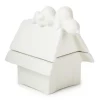 Hallmark Peanuts® Snoopy On Doghouse Stacking White Salt And Pepper Shakers, Set Of 2